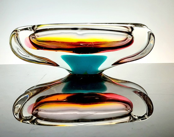 Image 1 of Coupe Vintage • Verre Soufflé • Josef Rozinek • Borske Sklo • 1960
