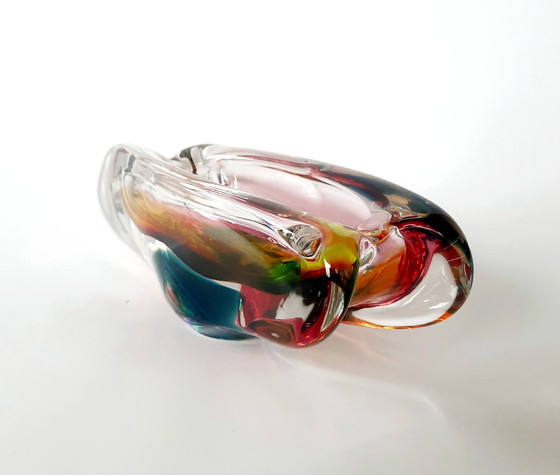 Image 1 of Coupe Vintage • Verre Soufflé • Josef Rozinek • Borske Sklo • 1960