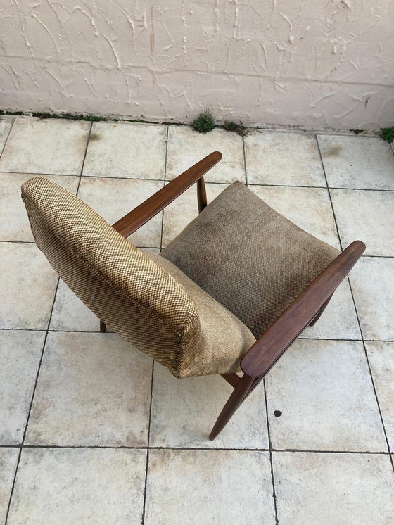 Image 1 of Fauteuil en bois de rose Mid Century