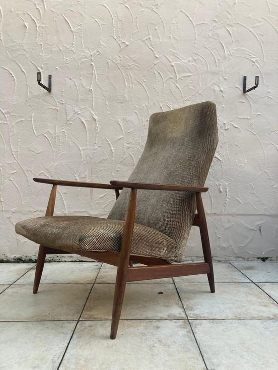 Image 1 of Fauteuil en bois de rose Mid Century