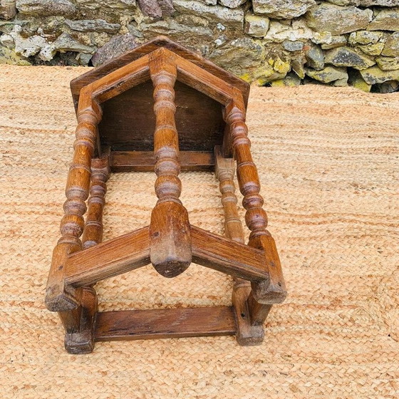 Image 1 of Selle pentagonale en chêne, 1950