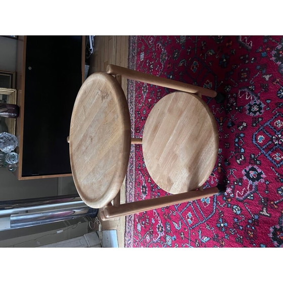 Image 1 of Table d'appoint pliante sur roulettes