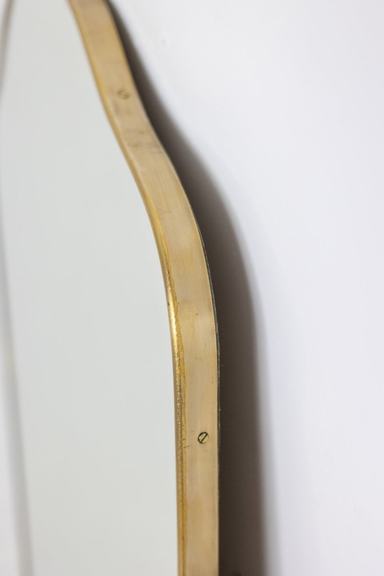 Image 1 of Paire de Miroirs de Forme « Chapeau de Gendarme ». Années 1970.