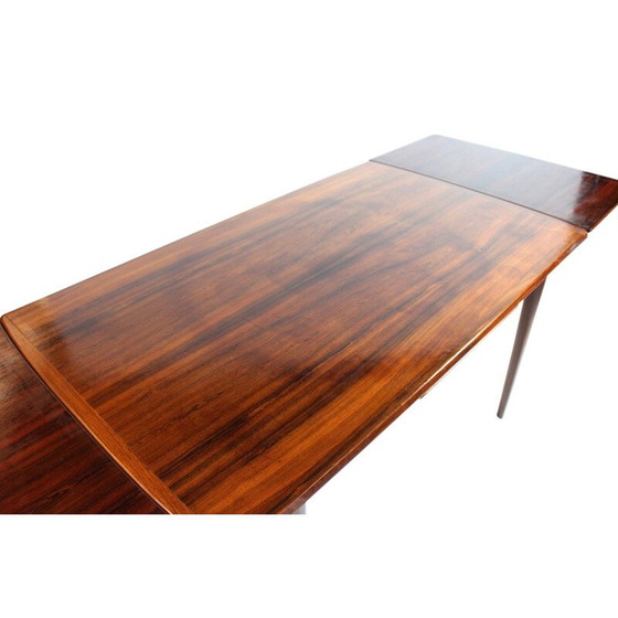 Image 1 of Table extensible vintage en palissandre d'Arne Vodder, 1960