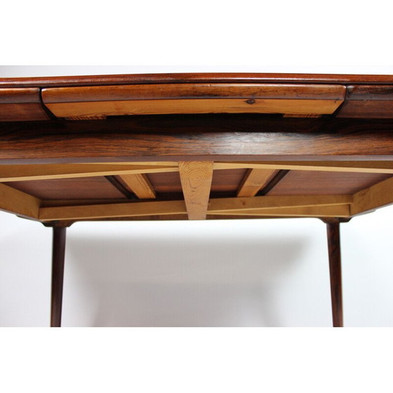 Image 1 of Table extensible vintage en palissandre d'Arne Vodder, 1960