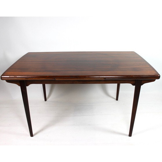 Image 1 of Table extensible vintage en palissandre d'Arne Vodder, 1960
