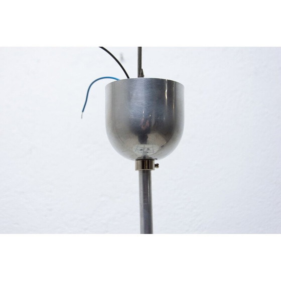Image 1 of Lampe suspendue vintage en verre, Tchécoslovaquie 1960
