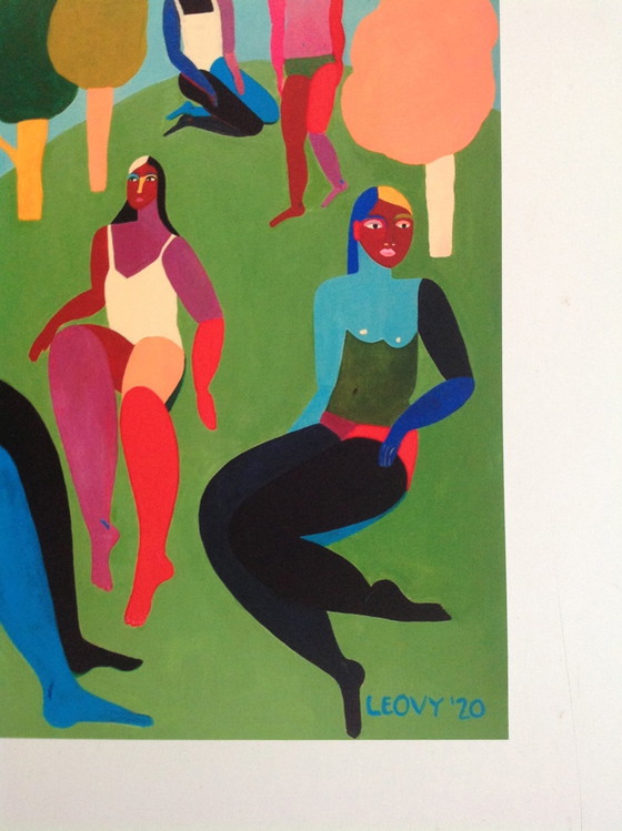 Image 1 of Ana Leovy "By The Lake" imprimé par le magazine Juxtapoz