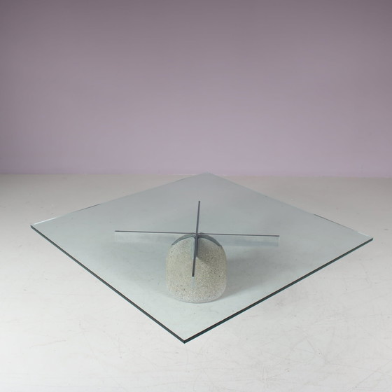 Image 1 of Table basse "Paracarro" de Giovanni Offredi pour Saporiti, Italie 1970