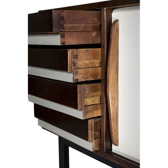 Image 1 of Buffet vintage Cansado en frêne par Charlotte Perriand pour Steph Simon, 1950