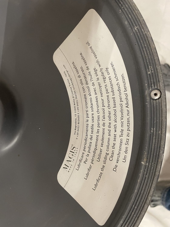 Image 1 of Bombo Magis - Tabourets de bar bleu (Set 1 : 4 pièces)