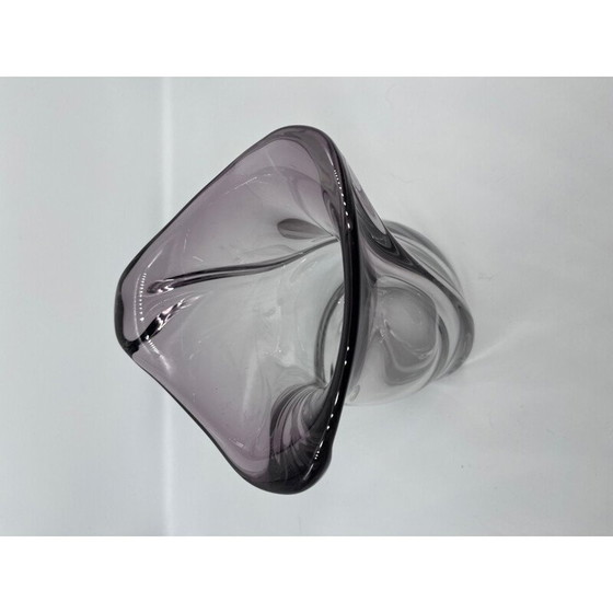 Image 1 of Vase en cristal vintage Val Saint Lambert, 1960