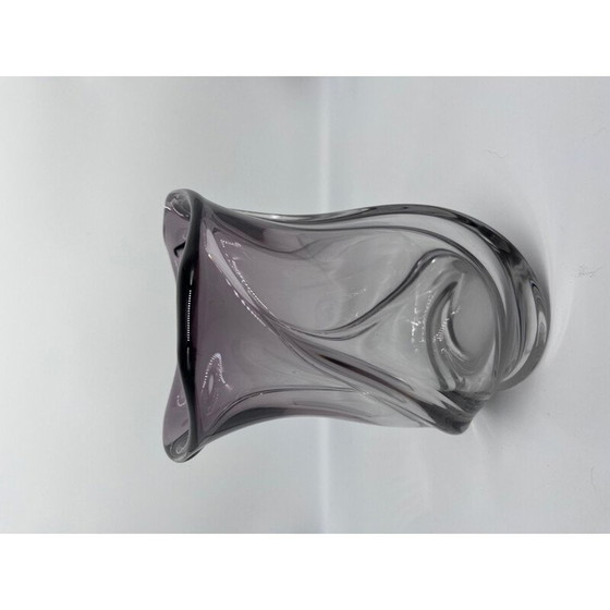 Image 1 of Vase en cristal vintage Val Saint Lambert, 1960