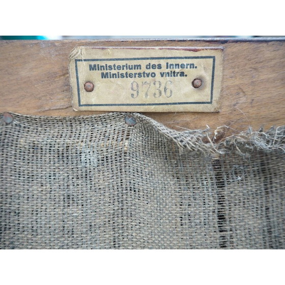 Image 1 of Paire de fauteuils Art déco vintage du ministère de l'Intérieur de Tchécoslovaquie, années 1930