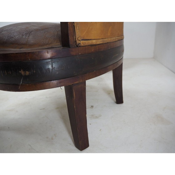 Image 1 of Paire de fauteuils Art déco vintage du ministère de l'Intérieur de Tchécoslovaquie, années 1930