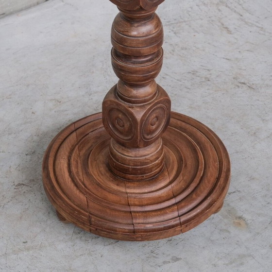 Image 1 of Lampadaire en bois de chêne du Mid Century, France 1940s