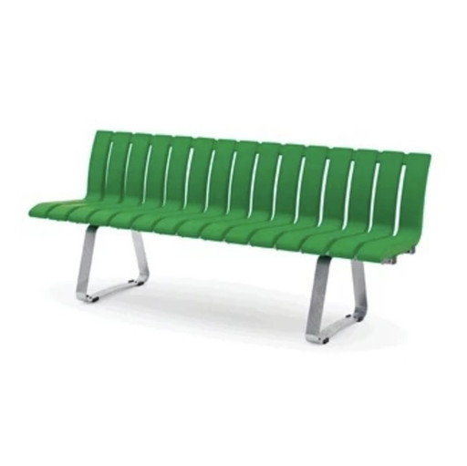 Banc de jardin modulaire Sussex du designer 2003 Robin Day pour le fabricant Magis