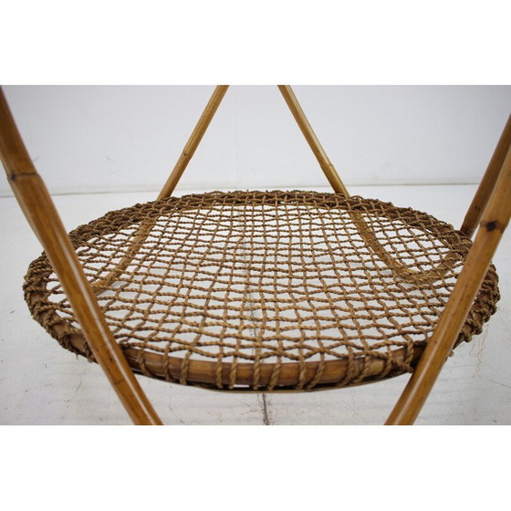 Image 1 of Table vintage en bois et verre par Jan Kalous pour Uluv, Tchécoslovaquie 1960