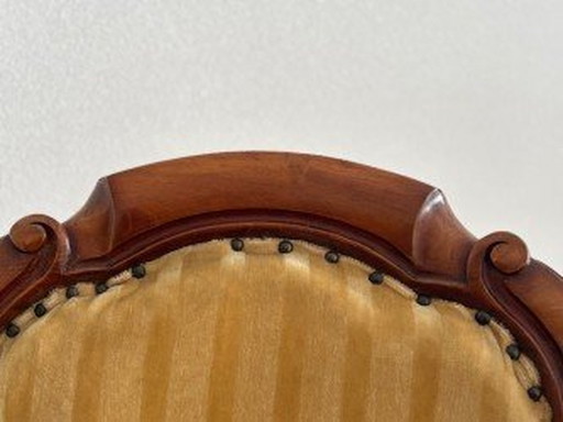 Chaise médaillon Biedermeier