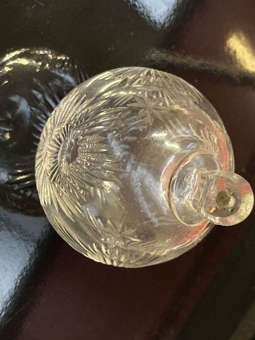 Boule De Fin De Lustre En Cristal Baccarat Fin Xix E S