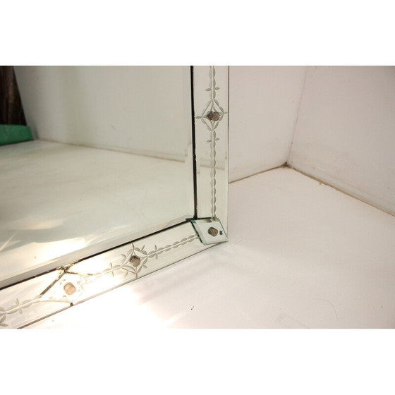 Image 1 of Miroir mural vintage, Tchécoslovaquie 1900