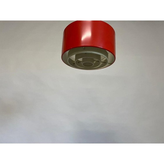 Image 1 of Lampe suspendue vintage en acier et aluminium par Josef Mara pour Napako, Tchécoslovaquie 1960