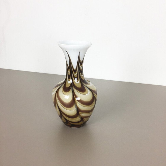 Image 1 of Vase vintage en verre multicolore par Carlo Moretti pour Opaline Florence, Italie 1970