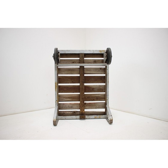 Image 1 of Chariot industriel vintage, Tchécoslovaquie 1950