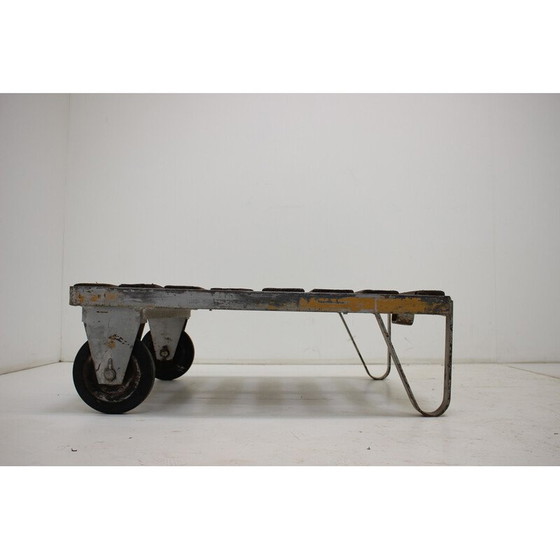 Image 1 of Chariot industriel vintage, Tchécoslovaquie 1950