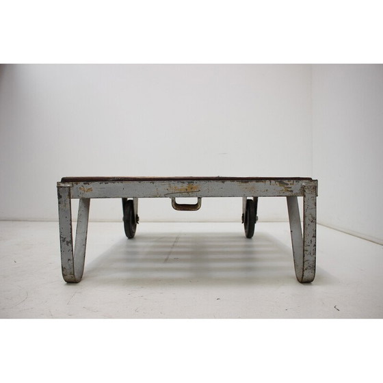 Image 1 of Chariot industriel vintage, Tchécoslovaquie 1950