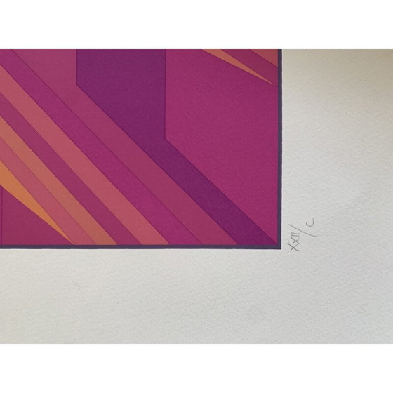 Image 1 of Lithographie vintage d'Yvaral, 1978