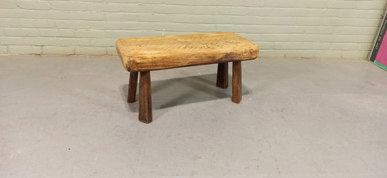 Image 1 of Table d'appoint rustique Wabi Sabi