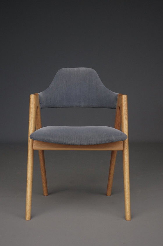 Image 1 of Chaises Compass par Kai Kristiansen pour Sva Møbler, 1960S, ensemble de 4