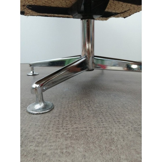 Image 1 of Fauteuil vintage en métal et tissu par Ligne Roset, France 1970