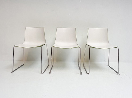 Image 1 of Ensemble de 4 chaises Katifa par Arper, après 2000