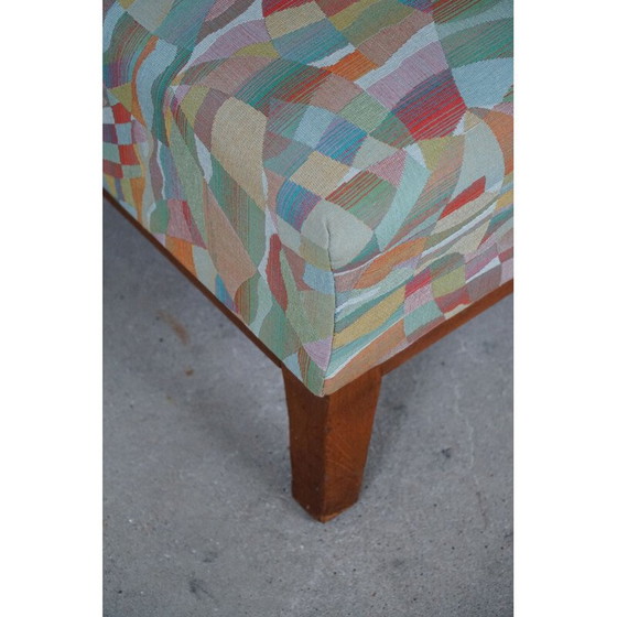 Image 1 of Lit de jour danois vintage Art déco en tissu par un ébéniste, années 1940