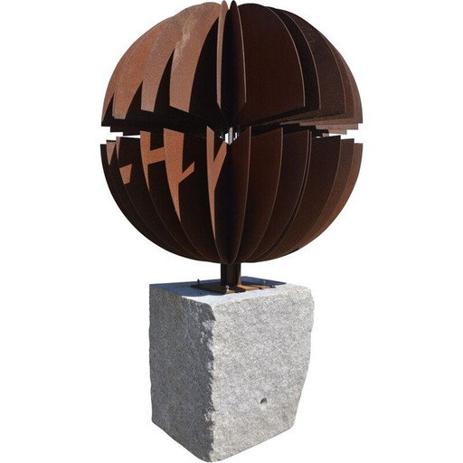 Sculpture monumentale vintage en fonte