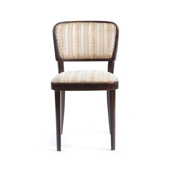 Image 1 of Chaise vintage en tissu et en chêne de Thonet, 1940