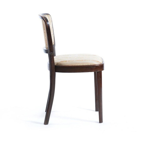 Image 1 of Chaise vintage en tissu et en chêne de Thonet, 1940