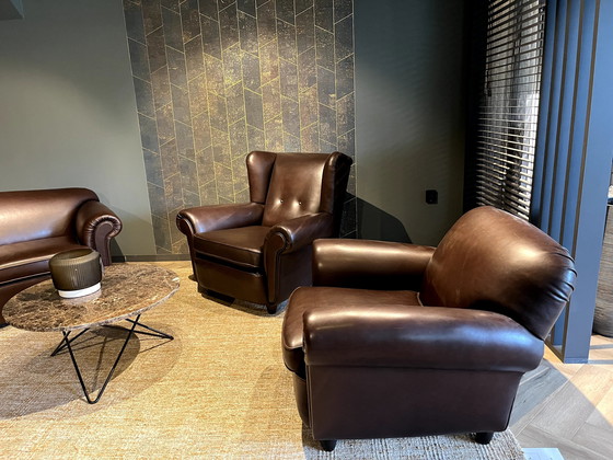 Image 1 of Canapé et fauteuil Pander, ensemble vintage 70-80 ans (ou plus)