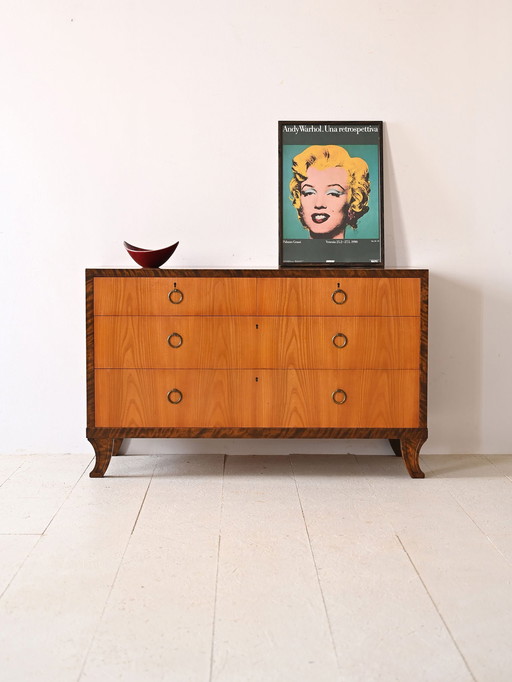 1940S Commode scandinave Art Déco