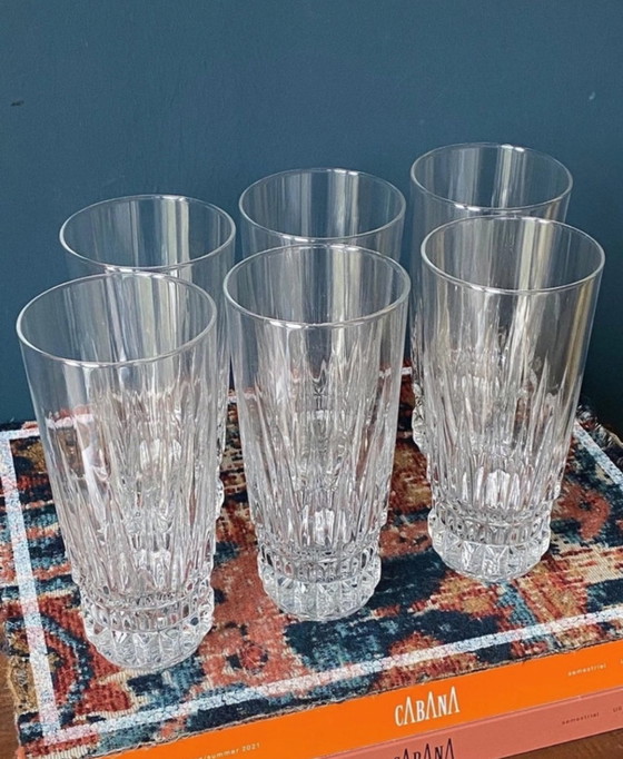 Image 1 of Cristal D'Arques Paris Set Van 6 Longdrinkglazen