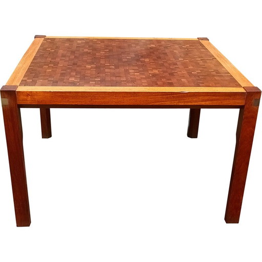 Table basse vintage par Gorm Christensen et Rolf Middelboe pour Tranekaer Furniture, Danemark 1970