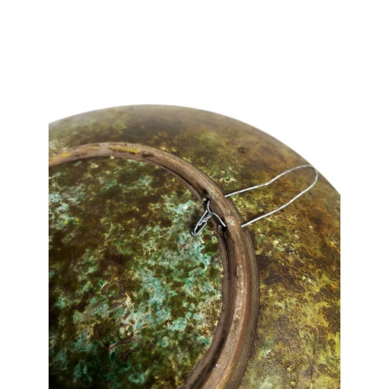 Image 1 of Décoration murale vintage en faïence faite à la main par Zsuzsanna Karacsonyi, Turque 1970