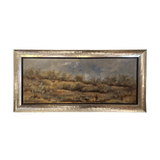 Image 1 of Grande huile sur toile vintage d'Eduardo Vicente