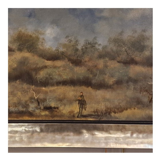 Image 1 of Grande huile sur toile vintage d'Eduardo Vicente