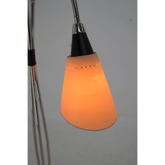 Image 1 of Lampadaire flexible vintage en métal et plastique, Tchécoslovaquie 1960