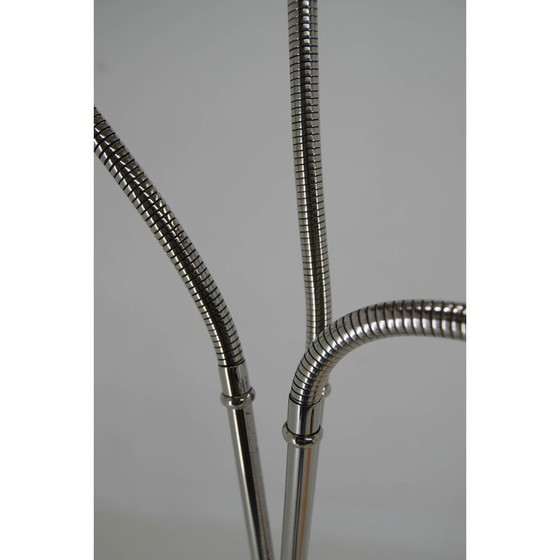 Image 1 of Lampadaire flexible vintage en métal et plastique, Tchécoslovaquie 1960