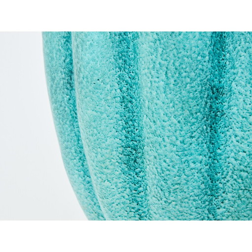Vase vintage en céramique vert-bleu de Gabriele Bicchioni, Italie 1930