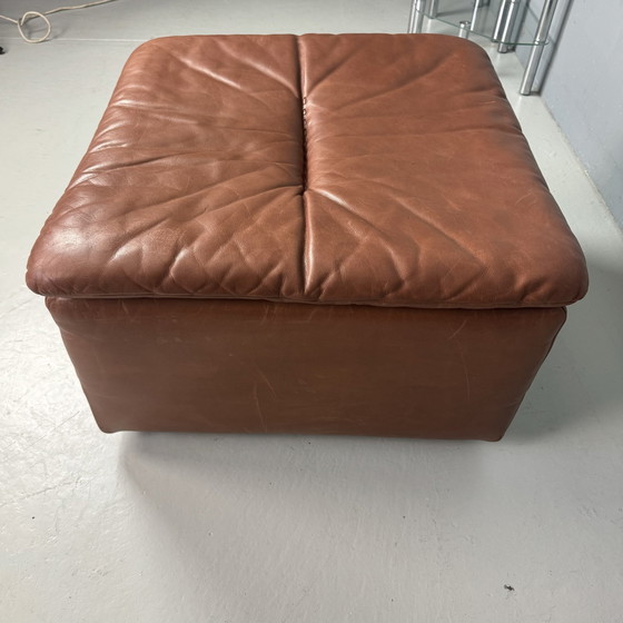 Image 1 of De Sede Ottoman Ds-14 '70S Cognac colour